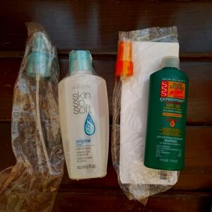 AVON 2-piece Set of Skin So Soft Bath Oil & Bug Guard Plus New